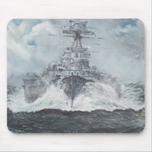 Mousepad Cabeças da capa para Bismarck 23rdMay 1941. 2014