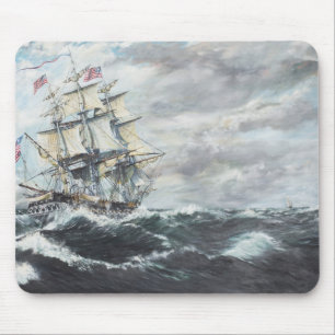 Mousepad Cabeças da constituição de USS para o HM fragat