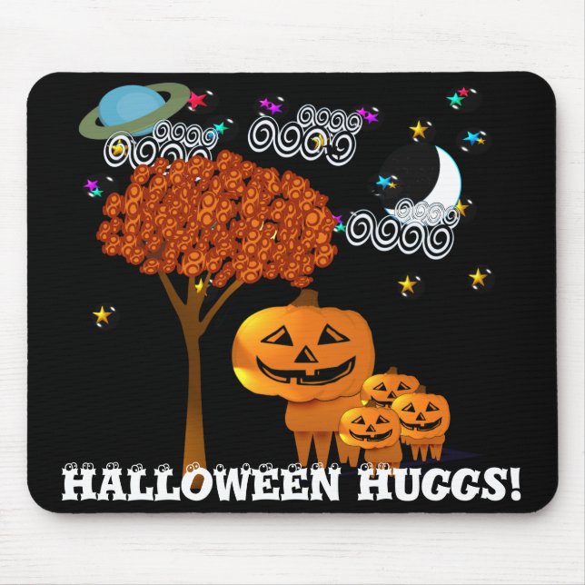 MOUSEPAD CABEÇAS DE PUMPKIN DE HALLOWEEN (Frente)