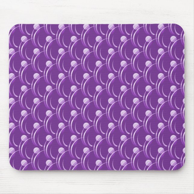 Mousepad Cabeçote de espiral de Rico roxo claro (Frente)