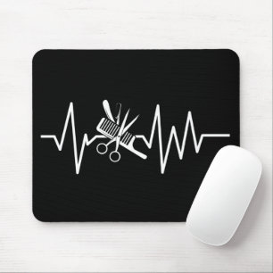 Mousepad Cabeleireiro - Tesoura de Barbeiro Pente Batimento