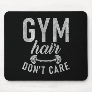 Mousepad Cabelo de Academia Não Liga Treino Divertido Fisic