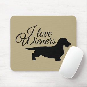 Mousepad Cabelo grosso Dachshund - Silhouette 1