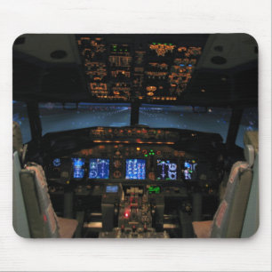 Mousepad cabina do piloto 737