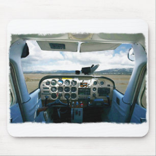Mousepad Cabina do piloto do avião