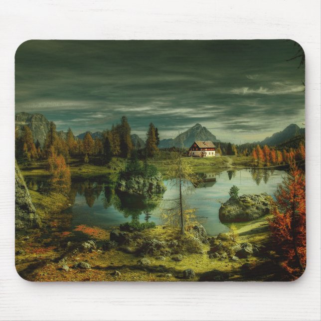 Mousepad Cabina perto do lago (Frente)