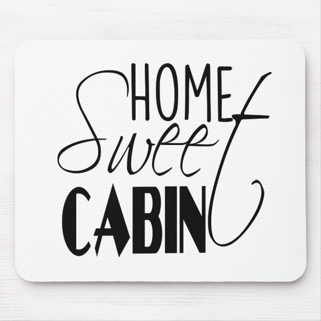 Mousepad Cabine doce Home (Frente)