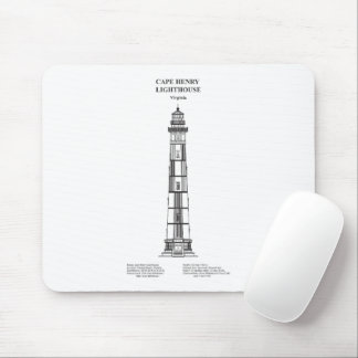 Mousepad Cabo Henry Lighthouse - Virgínia - BD