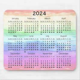 Mousepad Cabos do Calendário do Design de 2024 com Mudo de