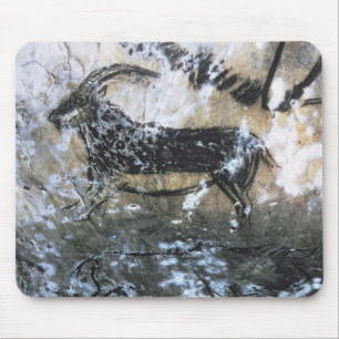 Mousepad Cabra ou cabra-montesa, pintura da rocha na sala