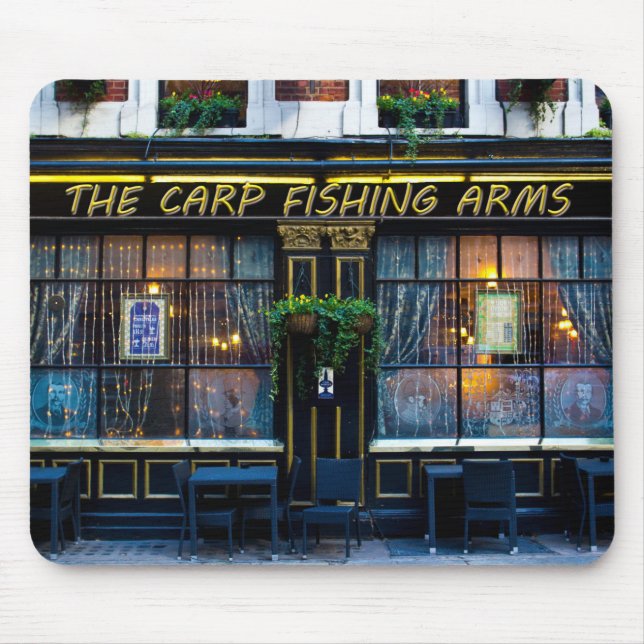 Mousepad Cabra Pub de Braços de Pesca (Frente)