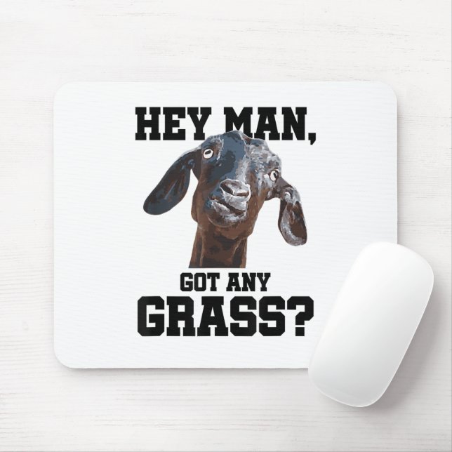 Mousepad Cabrito para Roupas de Fazenda de Amantes de Cabra (Com mouse)