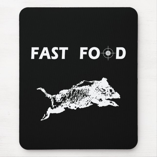 Mousepad Caça à caça à Comida rápida (Frente)
