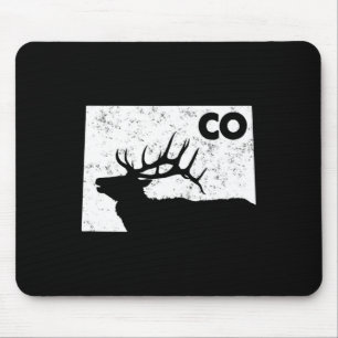 Mousepad Caça ao Elk do Colorado - Forma de Estado do Elk B