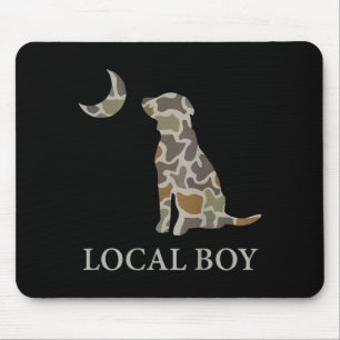 Mousepad Caça ao Pato Camuflado Menino Local do Sul Labrado