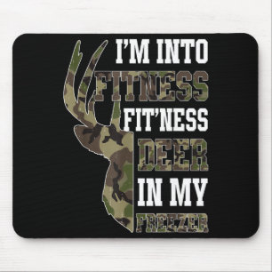 Mousepad Caça ao Veado Camo Retro Engraçado Caçador de Vida
