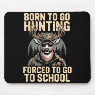 Mousepad Caça ao Veado Camuflado Jovem Nascido Caça Forçado
