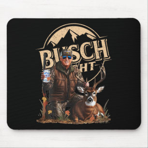 Mousepad Caça ao Veado Trump Retro Divertido Bebendo Cervej