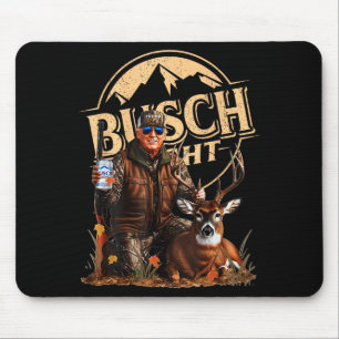 Mousepad Caça ao Veado Trump Retro Farto de Bebida Engraçad