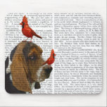 Mousepad Caça-Basset e Aves<br><div class="desc">Pets</div>