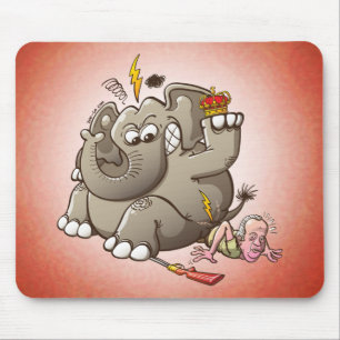 Mousepad Caça do rei Quebra Quadril Quando Elefante da