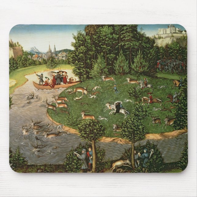 Mousepad Caça do veado do eleitor Friedrich III o "sábios " (Frente)