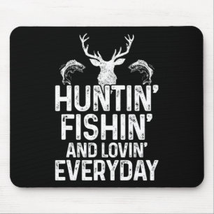 Mousepad Caça Pesca Adorando Caçador Engraçado Todos Os Dia