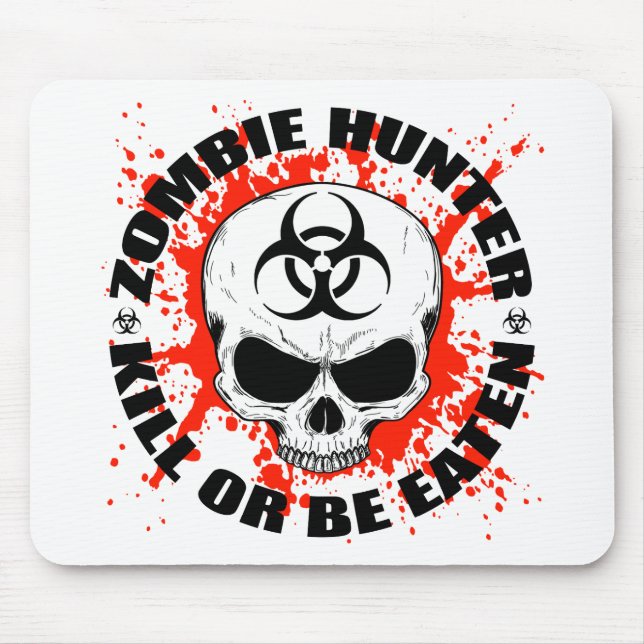 Mousepad Caçador 3 do zombi (Frente)