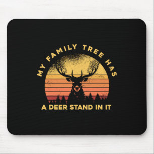 Mousepad Caçador De Caça - Minha Árvore Familiar Tem Um Pé
