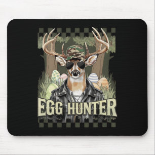Mousepad Caçador de Ovos Cervo Buck Byckward Cap Caça ao Ce