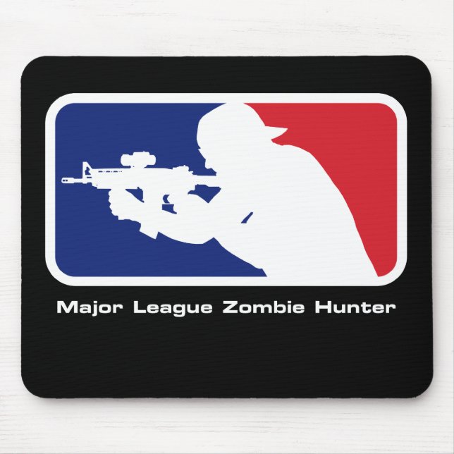 Mousepad Caçador do zombi da liga principal - atirador - (Frente)