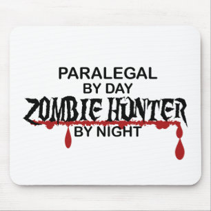 Mousepad Caçador do zombi do Paralegal