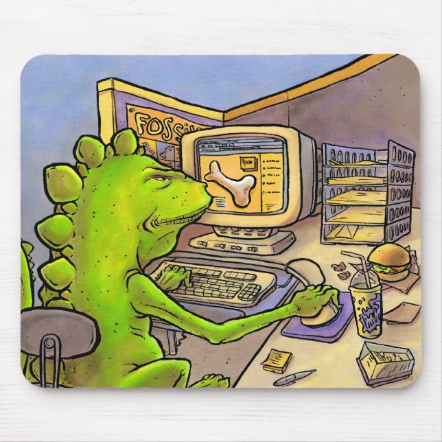 Mousepad Caçador fóssil (Frente)