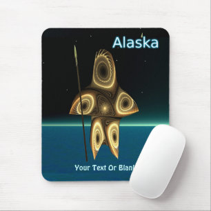 Mousepad Caçador Inuit Fractal
