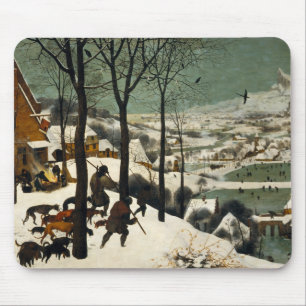Mousepad Caçadores na neve por Pieter Bruegel a pessoa