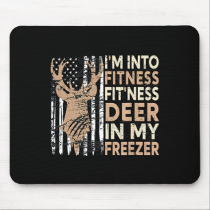 Mousepad Caçando lá estou na Malhação Deer Freezer Engraçad