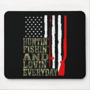 Mousepad Caçando Pescando E Amando Todos Os Dias Caça Pesca