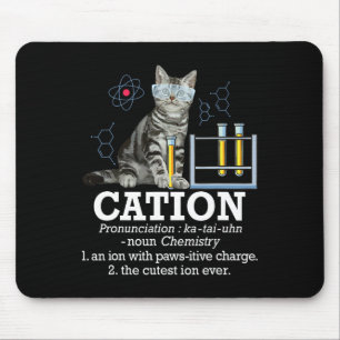 Mousepad Cação - Gato de Professor de Ciência Humor da Quím
