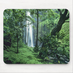 Mousepad Cachoeira Hanakapiai ao longo da Costa Na Pali, Ka