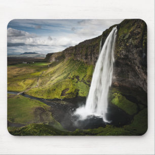 Mousepad Cachoeira   Islândia de Seljalandsfoss