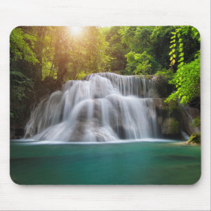 Mousepad Cachoeira Kanjanaburi Tailândia de Erawan