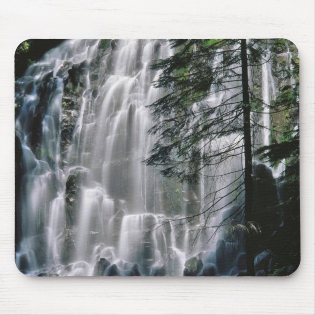 Mousepad Cachoeira na floresta, Oregon (Frente)