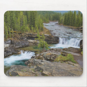 Mousepad Cachoeira nas montanhas rochosas canadenses