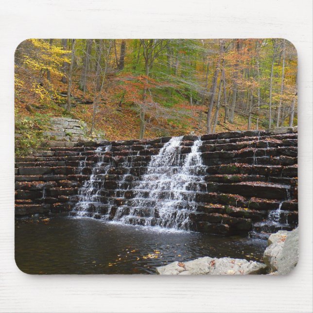 Mousepad Cachoeira no Laurel Hill State Park I (Frente)