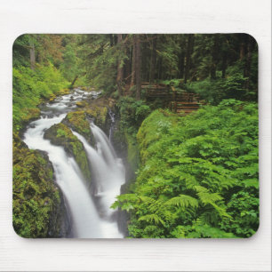 Mousepad Cachoeira Sol Duc no Parque Nacional Olímpico em 2