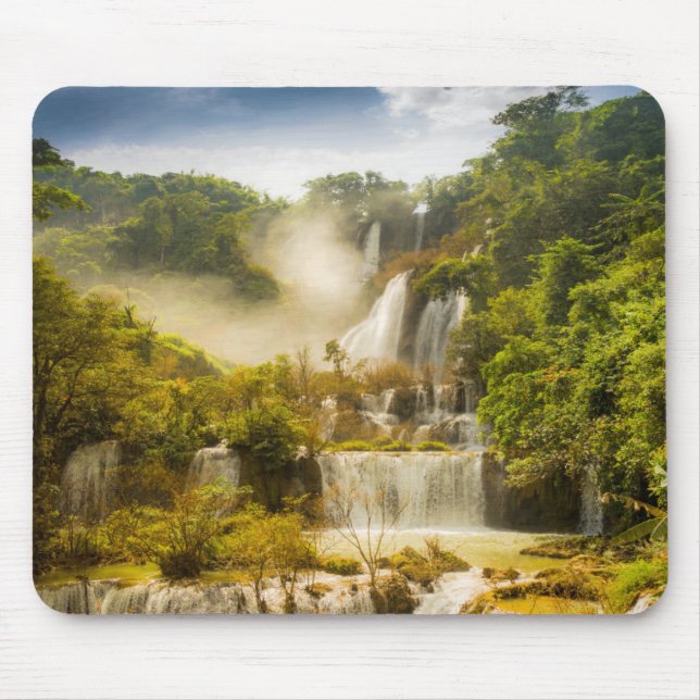 Mousepad Cachoeira | Tailândia de Thi Lor SU (Frente)