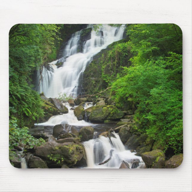 Mousepad Cachoeira Torc paisagística, Irlanda (Frente)
