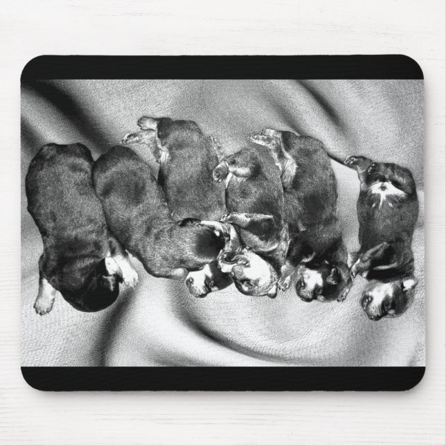 Mousepad cachorrinhos-de-sono (Frente)