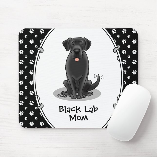 Mousepad Cachorro Bestial (Labrador Retriever Mãe) (Com mouse)
