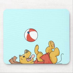 Mousepad Cachorro Brincando Com Camisetas e presentes